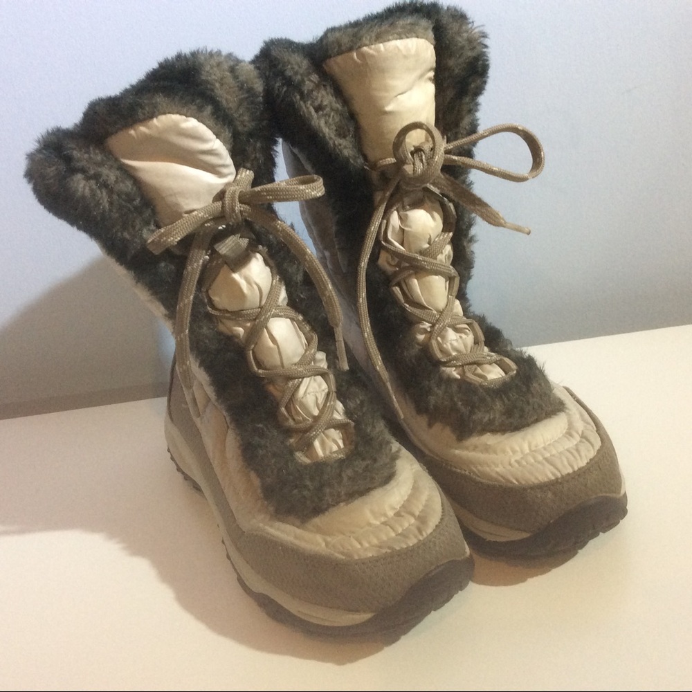 The North Face Goose Down Filled Grey Winter Boots